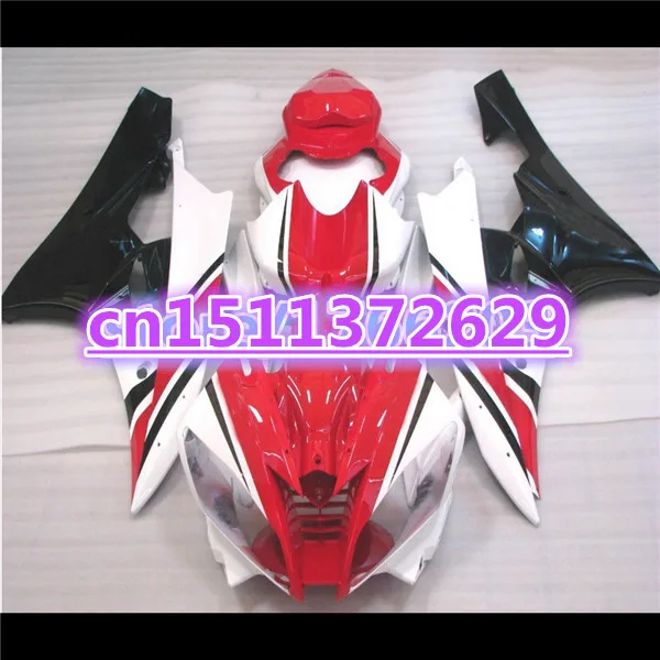 

Комплект обтекателей ABS для Φ 06-07 YZF R6 06 07 красный белый черный R6 YZF 600 R6 2006 2007 комплекты обтекателей Кузов ABS