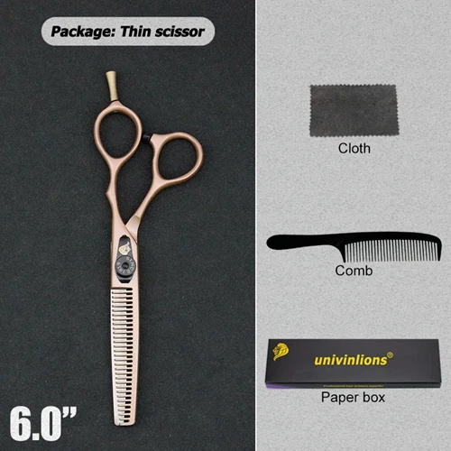 6025J-THIN 5,5/" золотые ножницы, ножницы для волос, японские парикмахерские ножницы, парикмахерские принадлежности, парикмахерские ножницы для стрижки - Цвет: 6025J-THIN