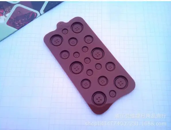 

Chocolate ice mold button shaped hand soap pudding mold size ice lattice ice maker form for ice cream frozen tool silicone