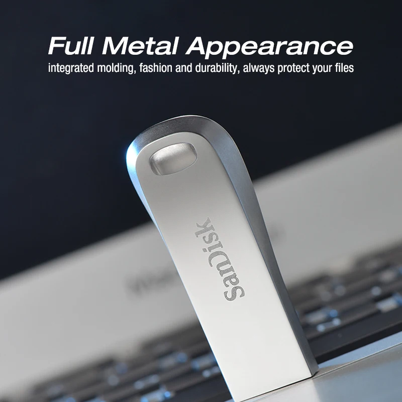 Флеш-накопитель sandisk, ультра роскошный, полностью металлический корпус, usb флеш-накопитель, 32 ГБ, флеш-накопитель, 16 ГБ, USB флеш-накопитель, 128 ГБ, карта памяти, USB 3,1, 64 ГБ