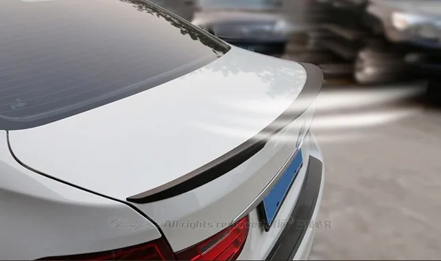 

HLONGQT ABS Spoiler For BMW F10 F18 520i 523i 525i 528i 535i 2011-2017 High Quality ABS Car Rear Wing Spoilers Auto Accessories