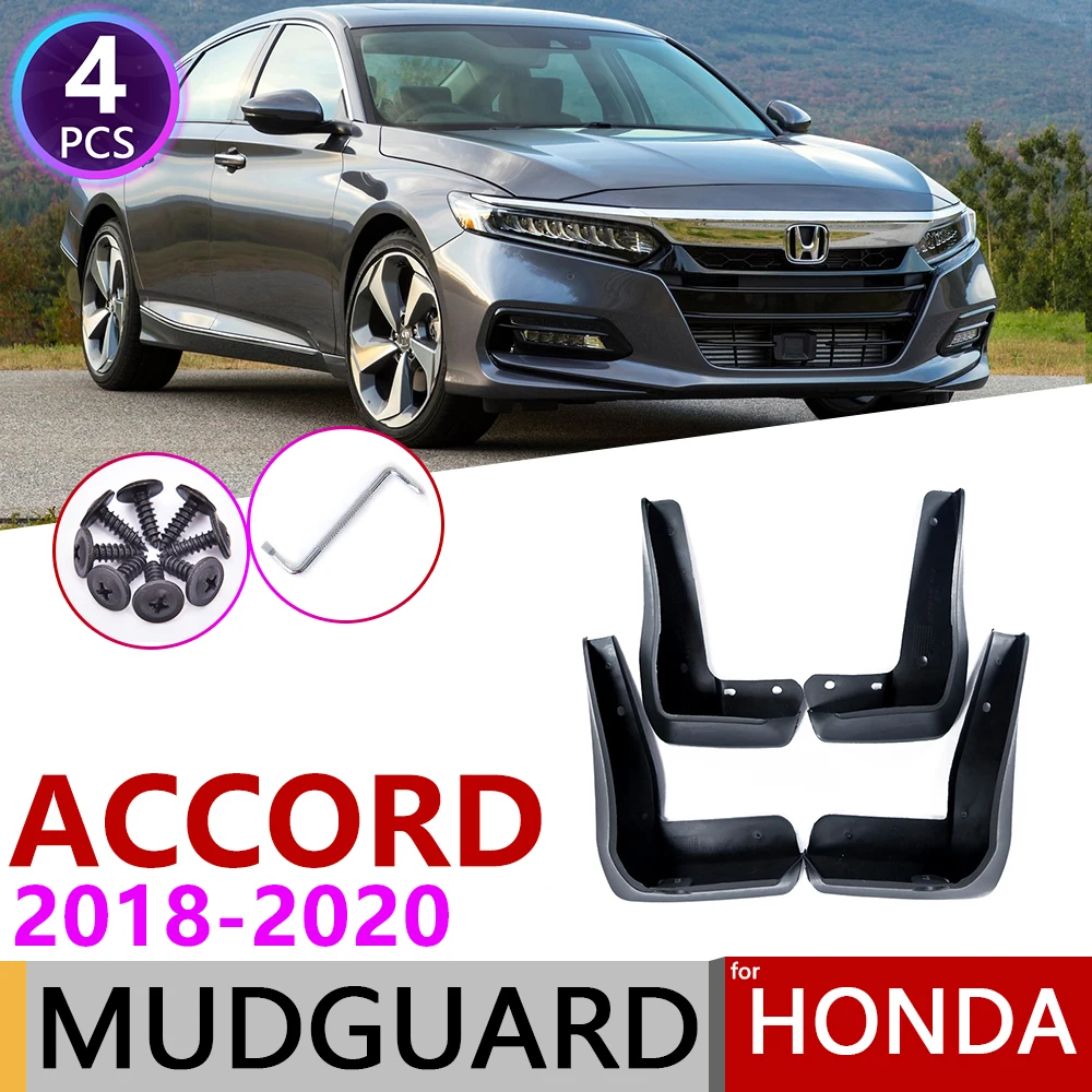

For Honda Accord 10 2018 2019 2020 Front Rear Fender Mudguard Mud Flaps Guard Splash Flap Mudguards Car Accessories