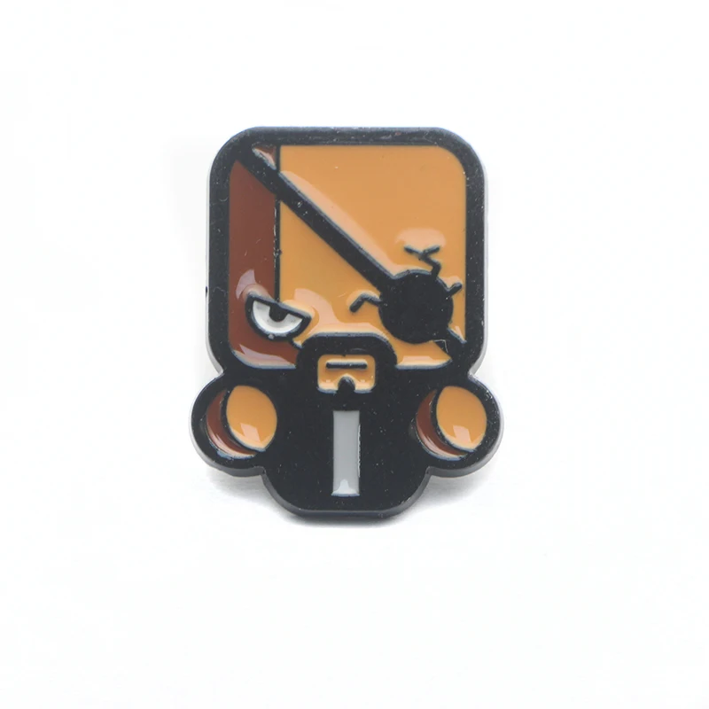 2 P3856 Dongmanli Fashion Cartoon Cute Metal Enamel Brooches and Pins Collection Lapel Pin Backpack Badge Collar Jewelry - Окраска металла: 2