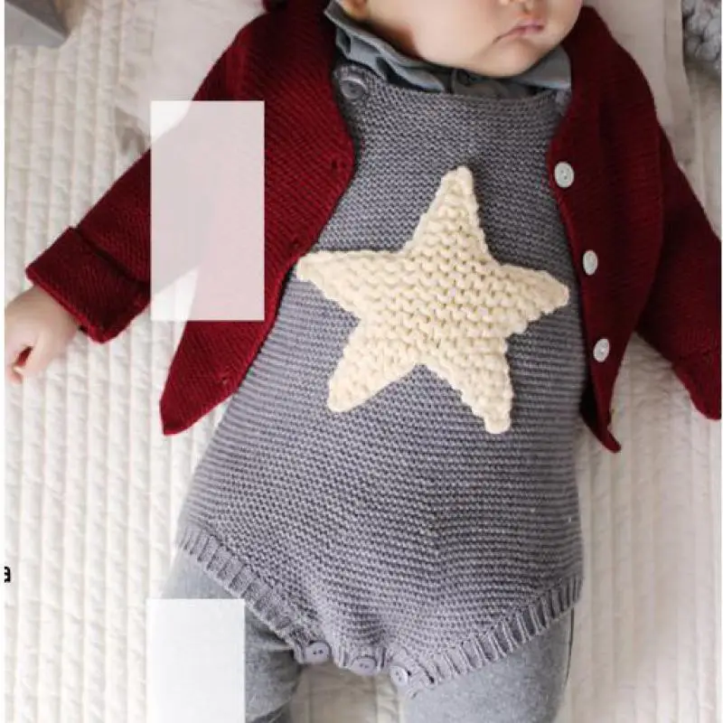 2018 осенний детский соединенный жилет вязаный свитер из чистого хлопка