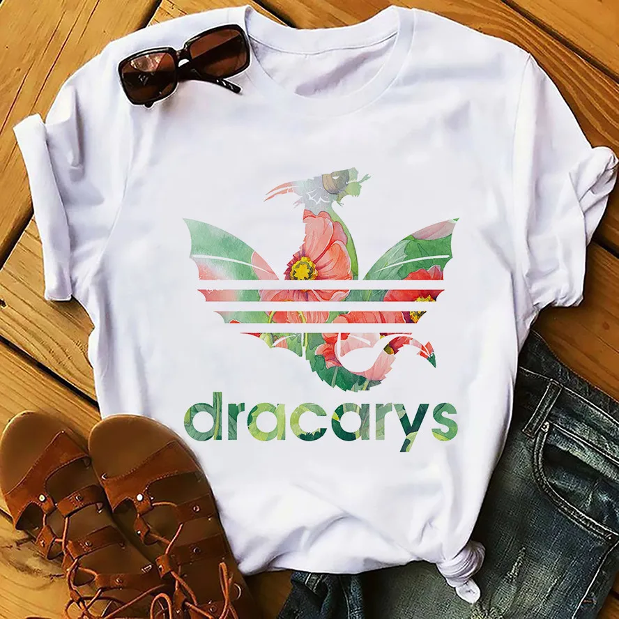 P1000-8 Daenerys Dragon Camiseta Dracarys забавная Футболка мужская летняя новая белая Повседневная футболка унисекс крутая уличная одежда Harajuku футболка - Цвет: P1000-8