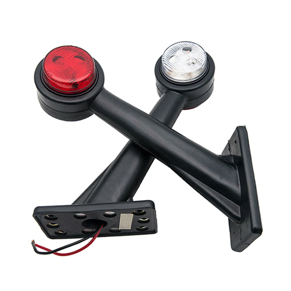 

2Pcs 12V LED Trailer Truck Side Marker Lights Outline Stalk Lamp 20CM F-Best