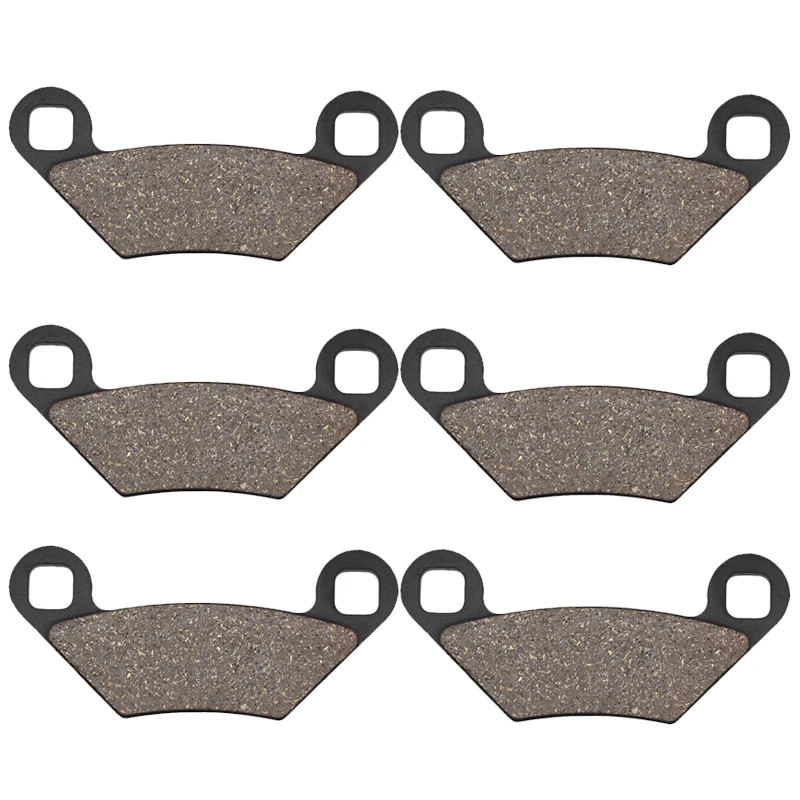 

Cyleto Motorcycle Part Front and Rear Brake Pads for POLARIS 550 Sportsman 550 Touring EFi 2010 2011 2012