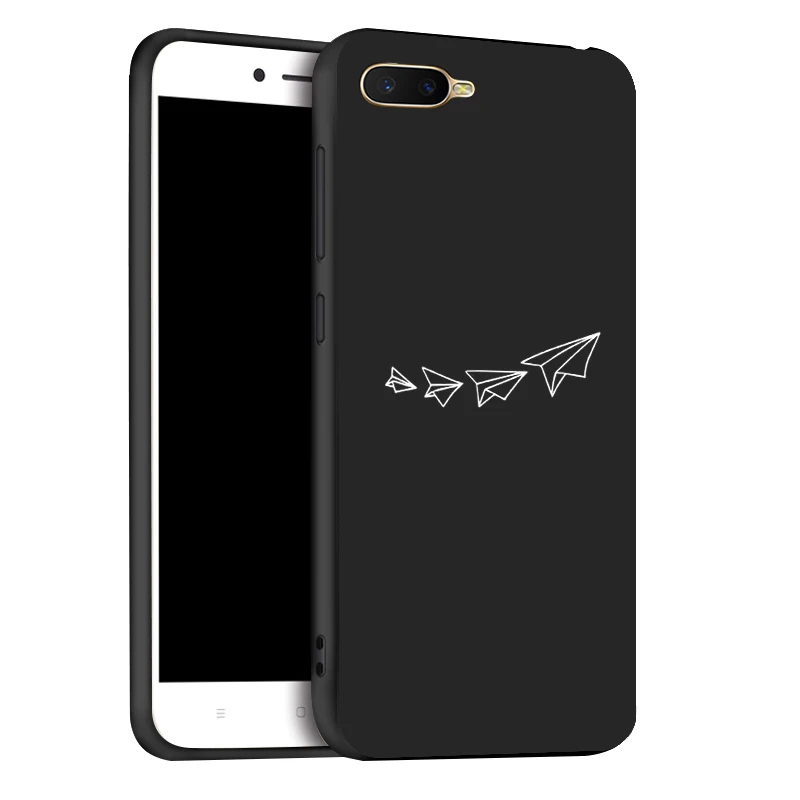 Чехол для Oppo K1 черный силиконовый чехол телефона OPPO RX17 Neo K 1 6 4 дюйма мягкий из ТПУ |