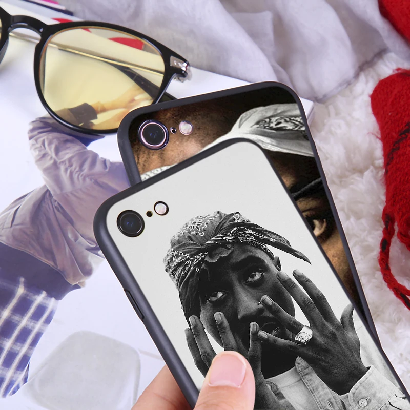 Чехол для телефона Tupac и Biggi iphone7 8 Plus роскошный мягкий силиконовый чехол iPhone8 6 6s X XR