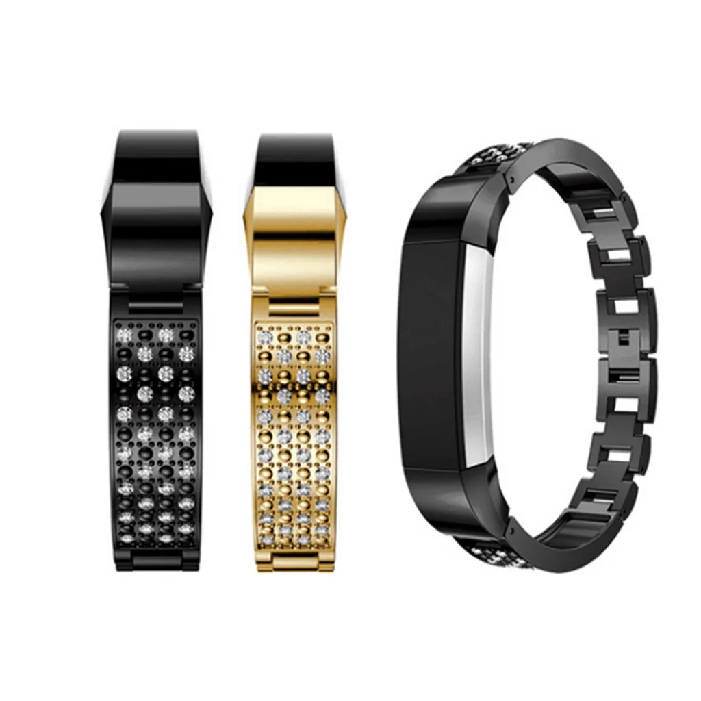 HIPERDEAL абсолютно высококачественный ремешок для часов подходит для Fitbit Alta замена металлический пробуренный Ремешок Браслет May30