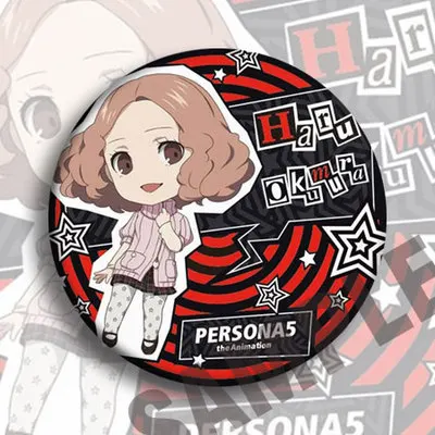 Бесплатная доставка Persona 5 Hero Joker Phantom вор Anne Takamaki Ryuji Sakamoto Morgana Akira Kurusu Okumura значок