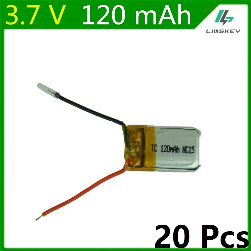 Бесплатная доставка 3 7 V 120 мА-ч для небольших принадлежности дистанционного