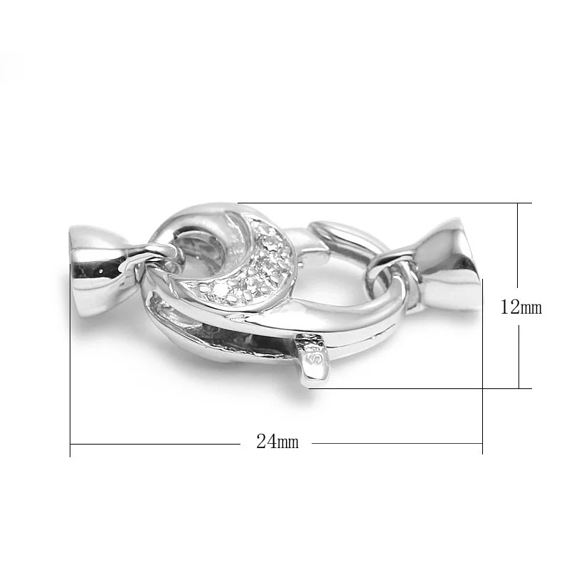 Высококачественные застежки карабины JOYMARK из стерлингового серебра 925 пробы с