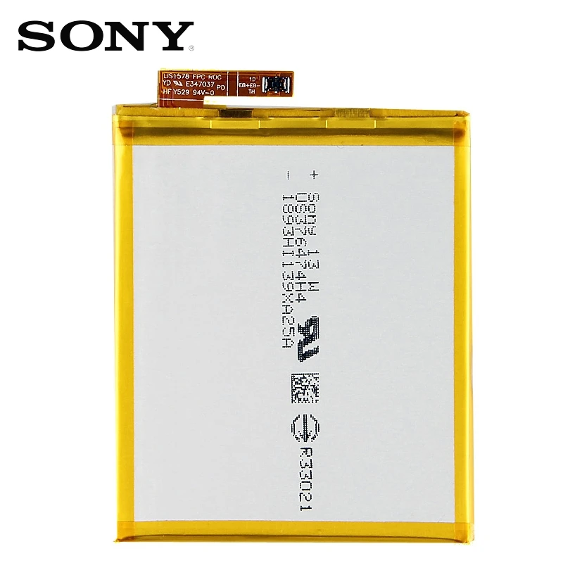 Оригинальная сменная батарея sony LIS1576ERPC для sony Xperia M4 Aqua E2353 E2303 E2333 настоящая батарея для телефона 2400 мАч