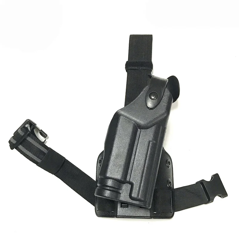 

Tactical Sig P226 Pistol Gun Holster Airsoft Gun Carry Leg Holster With Flashlight Military Hunting Thigh Holster Right Hand