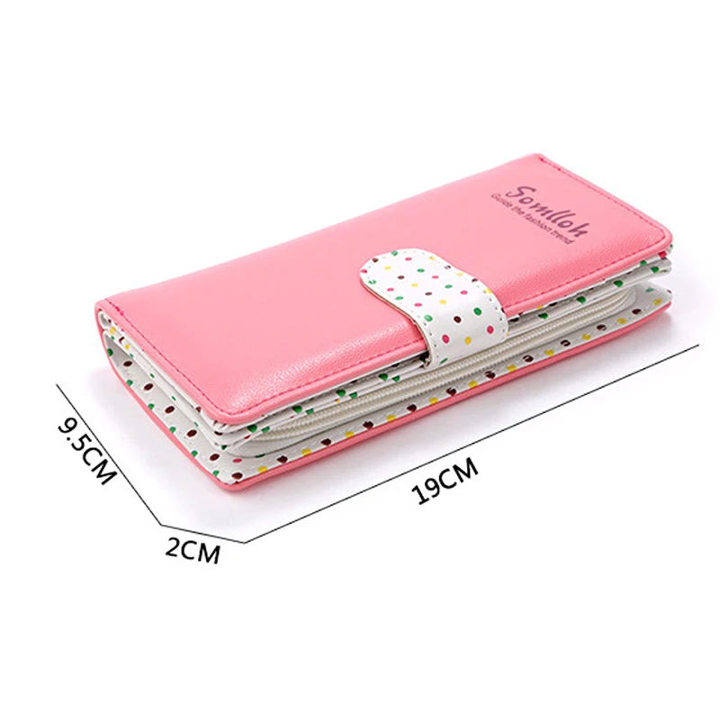 2019 New Long Wallet Women Fashion Coin Purse Card Holder Wallets Female Quality Clutch Money Bag PU Zipper Leather | Багаж и сумки