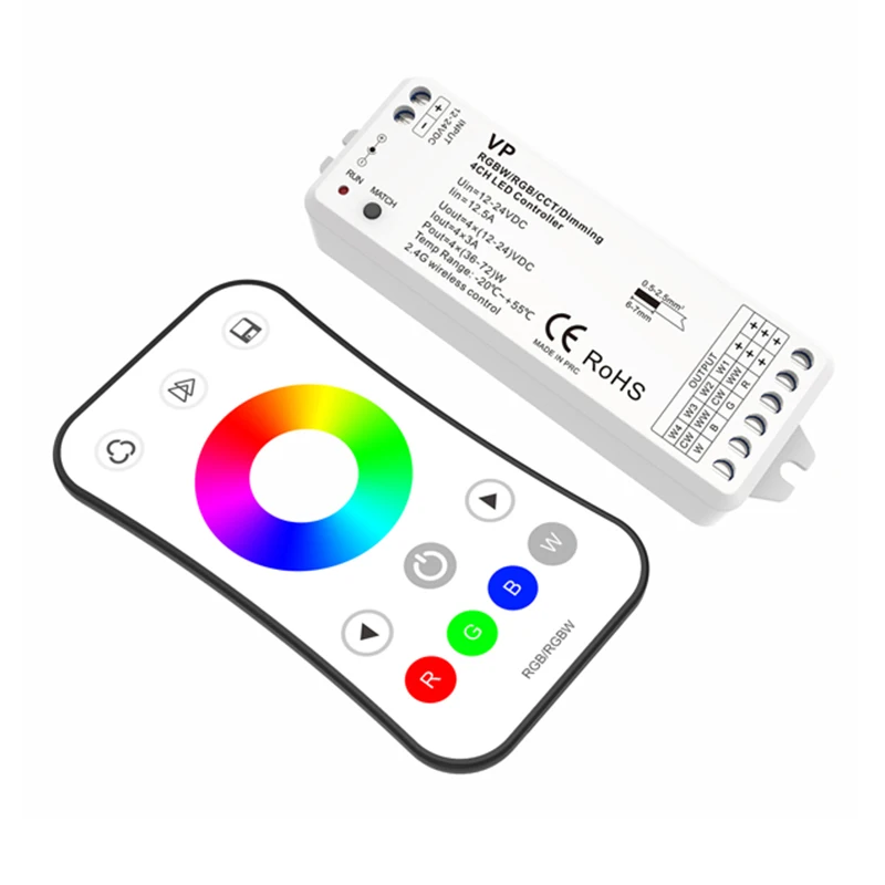 SKYDANCE новый Led RGB/RGBW светодиодные ленты контроллер 1 зоны 2 4 г RF пульт