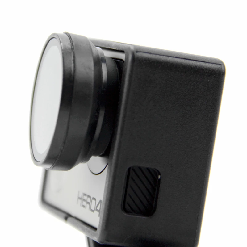 SnowHu Anti-exposed lens frame Protective Lens Cover +Standard Frame for Gopro Hero 4 3+ Case Protector Mount LD01 | Электроника