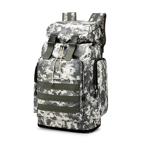 60L/70L большой Ёмкость военно-тактическая сумка рюкзак Пеший Туризм Кемпинг Рыбалка Охота рюкзак спортивные сумки Открытый Рюкзак - Цвет: ACU Digital