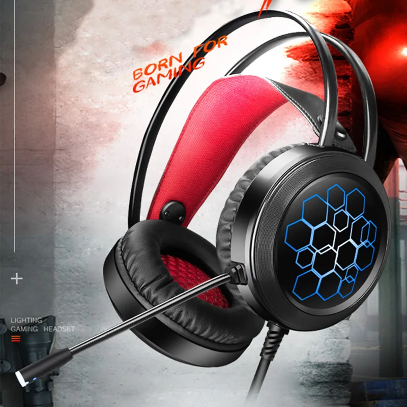 1 шт. 7 Gamer Headset gamer Headphone Jack Bass 3D стерео звук эффект Игровые наушники с микрофоном