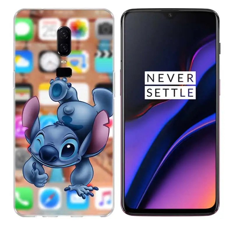 Роскошный мягкий силиконовый чехол для телефона Steward Stitch из ТПУ OnePlus One Plus 7 Pro 5 5T 6T 6