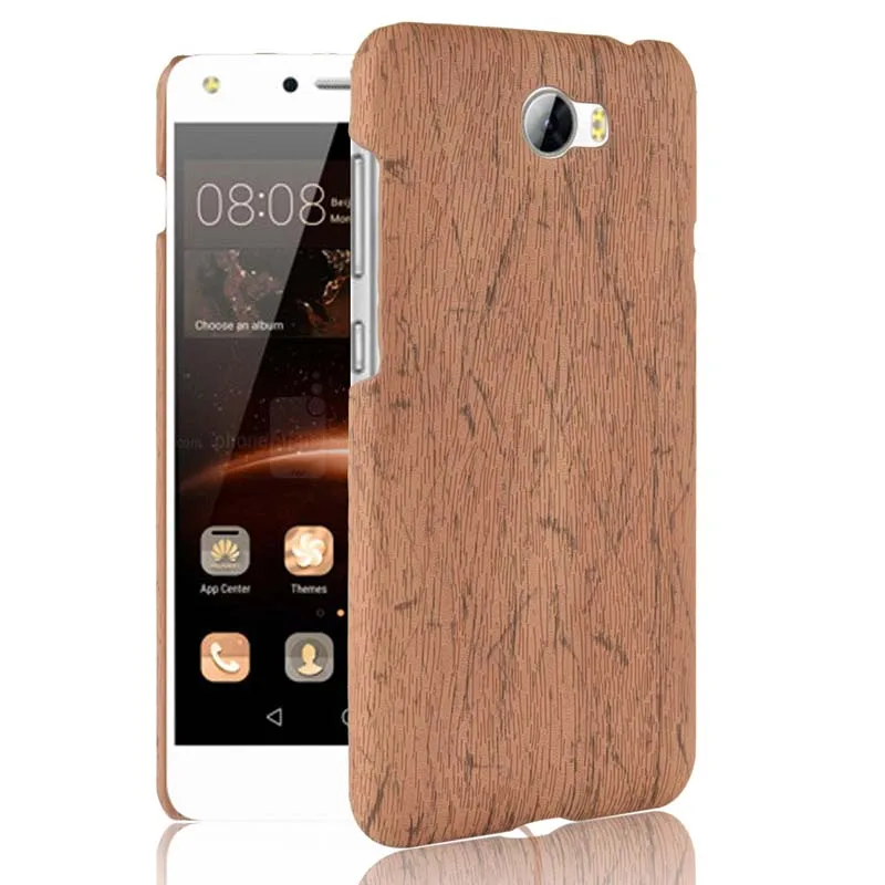 Роскошный чехол для Huawei LYO-L21 Y5 II 2 Y5II / Y6 ii компактный CUN-U29 CUN-L21 CUN-L01 древесины Honor 5A CUN