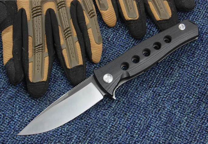 High Quality 58-60HRC D2 Blade Pocket Folding Knife Steel + G10 Handle Camping Hunting Survival Tactical Outdoor Tools | Инструменты