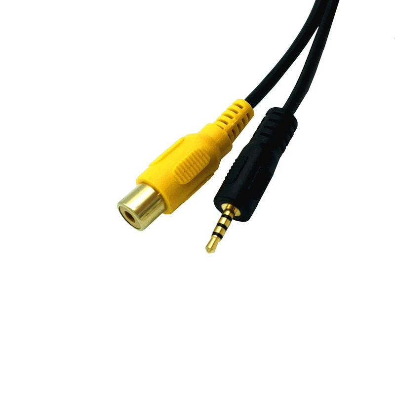 RCA к 2 5 мм AV-IN кабель заднего вида Камера для GPS 0 3 м | Электроника
