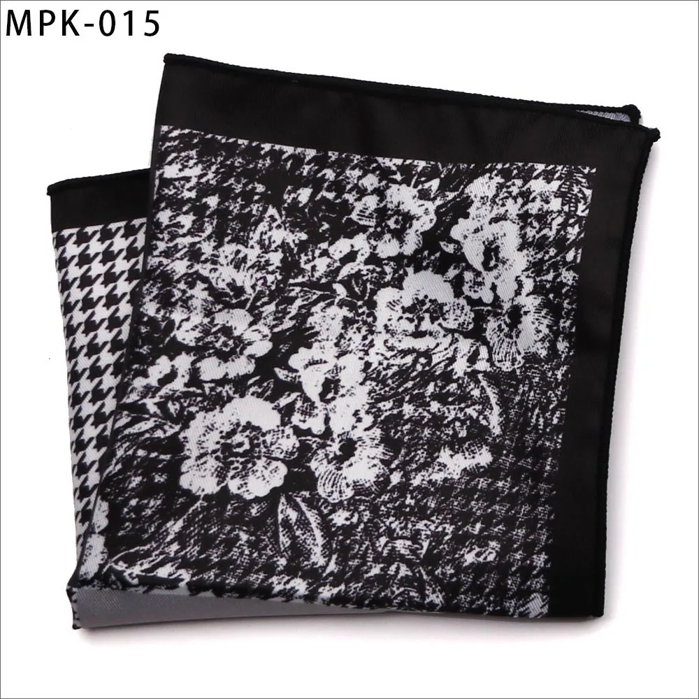 Новинка, модный мужской платок, карманный, квадратный, популярный, 25X25 см, большой, мужской, с узором пейсли, в горошек, нагрудные Платки для свадьбы, мужской костюм - Цвет: MPK-15
