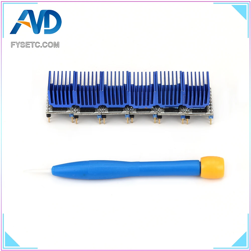 Драйвер шагового двигателя Stepstick S6128 V1.1 3D принтер THB6128 чип до 2 А пиковый ток