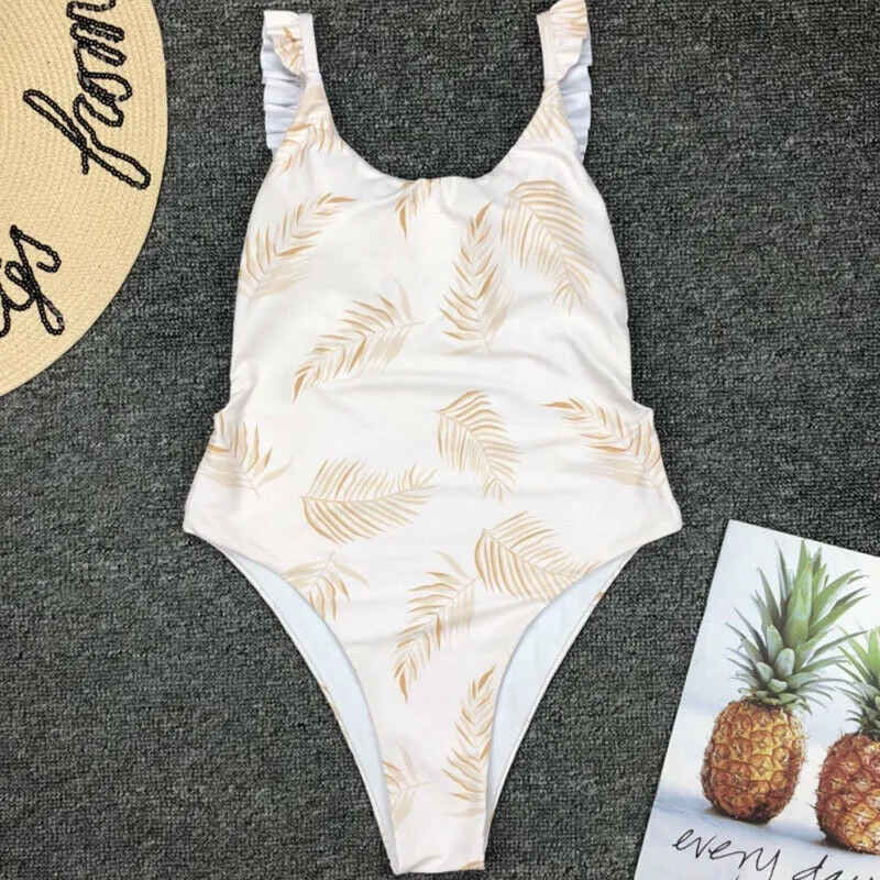 Женский слитный купальник пуш ап купальный костюм с подкладкой бандажный