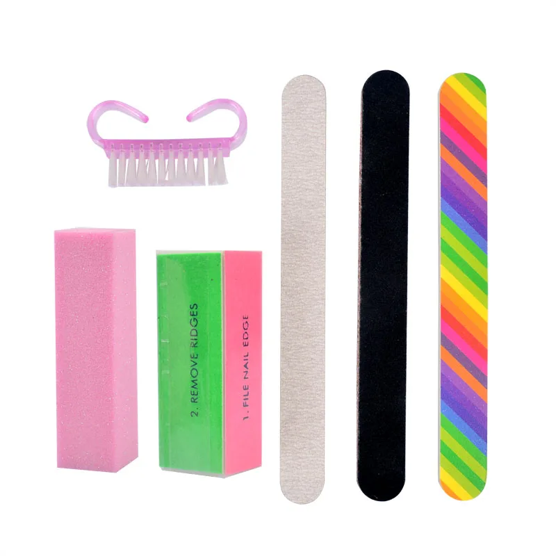 

Set For Nail Manicure Kit Nail Files Brush Durable Buffing Grit Sand Fing Art Accessories Sanding File UV Gel Polish Tools