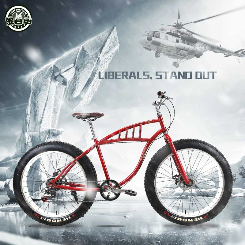 высокое качество велосипеды 7  скорость 21 скорость фэтбайк 26*4.0 супер широкие