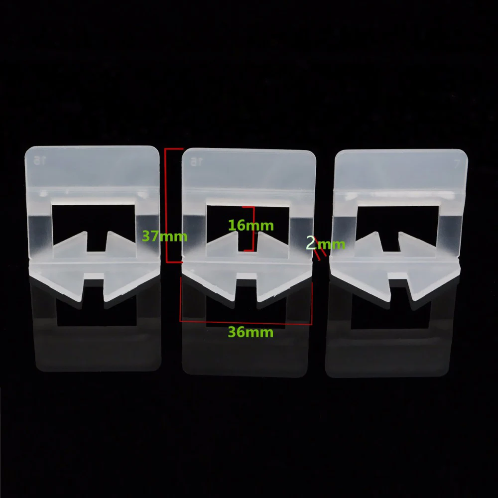 Система выравнивания пластиковой керамической плитки 300 зажимов + 200 клиньев