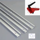 T-tracks алюминиевый слот, торцевая направляющая, приспособление и стопор для деревообработки, инструмент для фрезерного стола, ленточные пилы