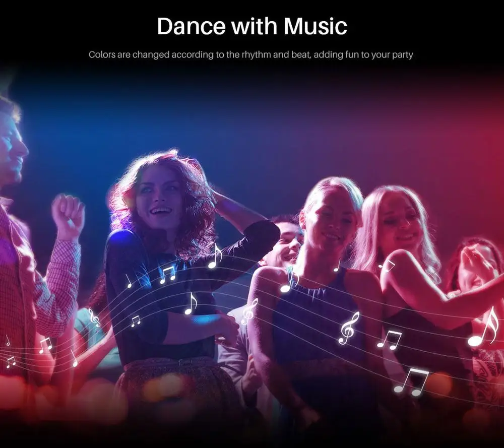 

EACHEN WiFi Smart RGB LED STRIP CONTROLLER+IR REMOTE Controller using eWelink APP dance with mucis