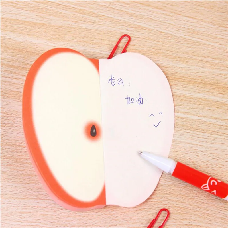 

1PCS/150 Page Cute Sticky Note Stationery Red Memo Pad Paper Office supplies Students Stationery