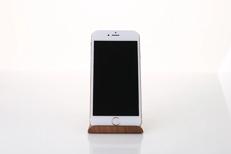 Настольная подставка для телефона из натурального дерева деревянный кронштейн