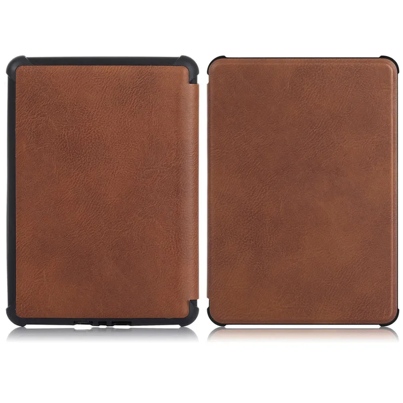 Light Brown Чехол для Amazon Kindle Paperwhite выпуск " читалка TPU+ чехол из искусственной кожи чехол для Kindle Paperwhite 4 10-го поколения - Цвет: Light Brown