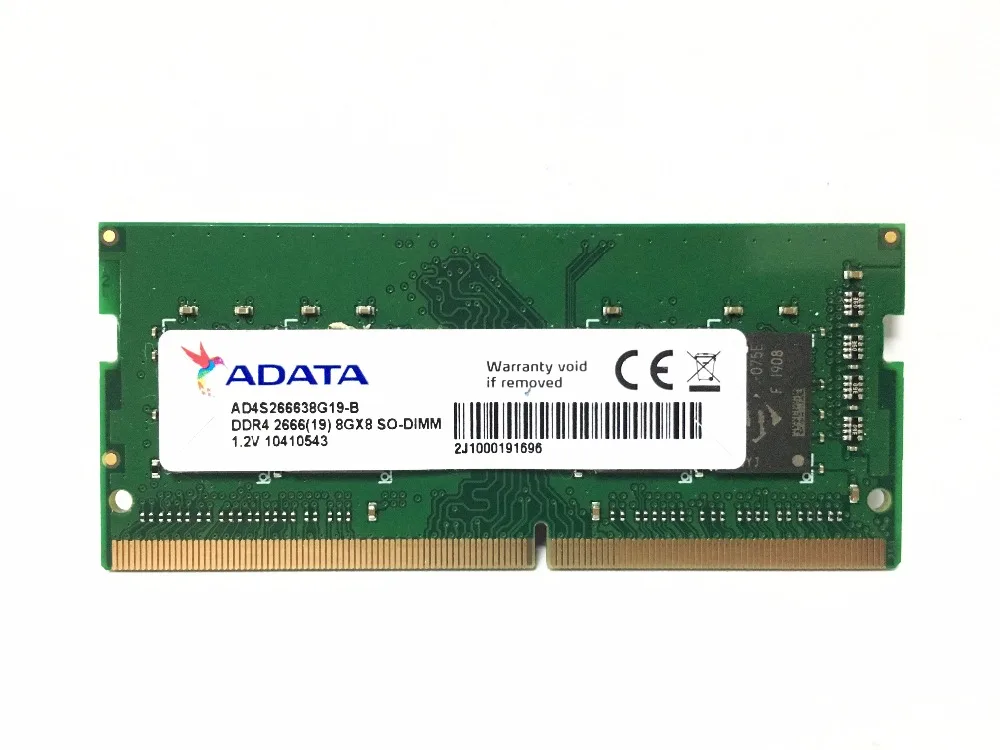 

ADATA NB DDR4 PC4 4GB 8GB лэптоп ноутбук Память RAM Memoria Module компьютер PC4 DDR4 4G 8G 2666MHZ 2400 MHZ 2666 2400 MHz RAM