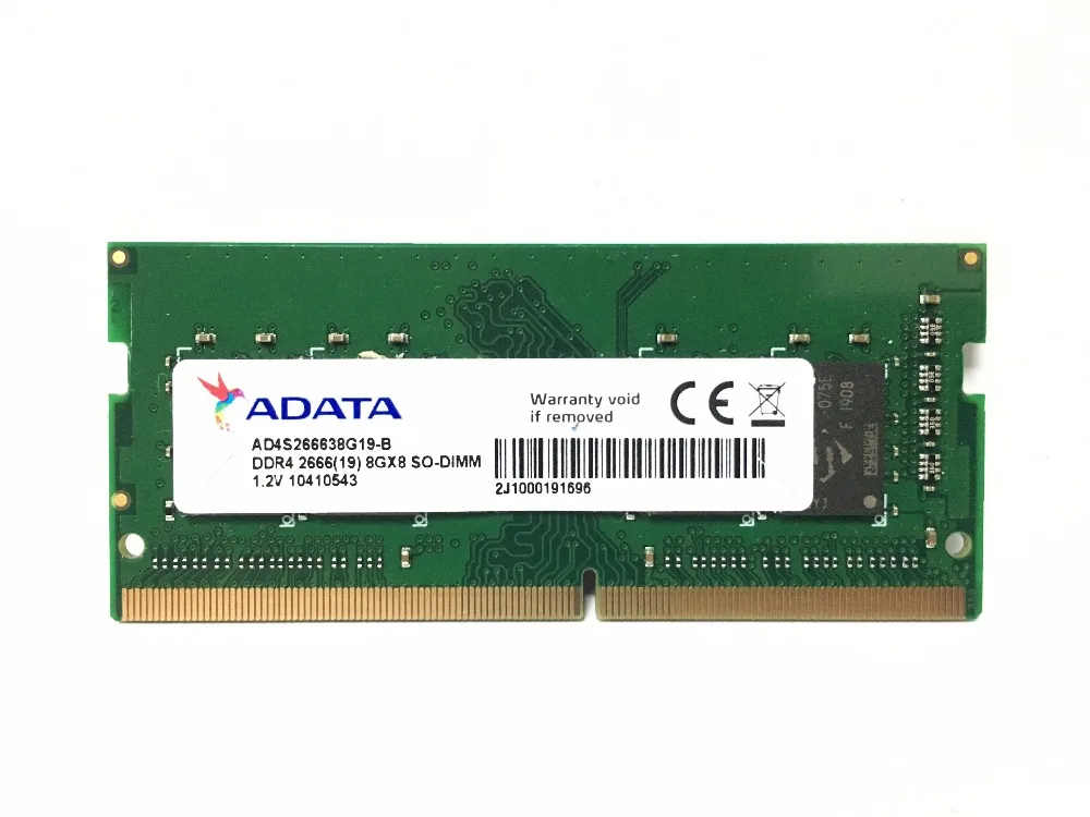 ADATA NB DDR4 PC4 4GB 8GB лэптоп ноутбук Память RAM Memoria Module компьютер 4G 8G 2666MHZ 2400 MHZ 2666 MHz