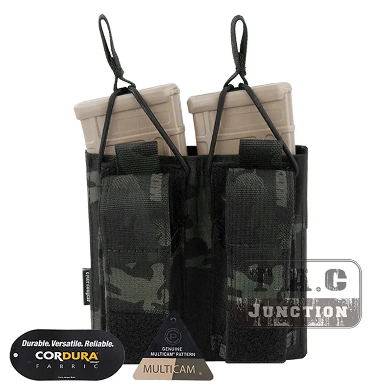 MK Emerson Тактический 5,56& пистолет модульный подсумок EmersonGear двойной открытый MOLLE/PALS Военная стрельба Mag Чехол кобура - Цвет: MK