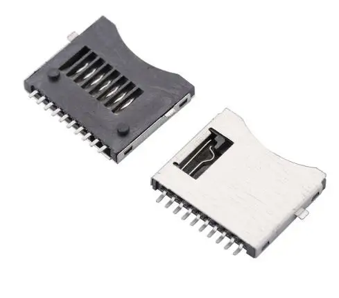 

10Pcs TransFlash TF Micro SD Card Socket Plug Adapter Connector