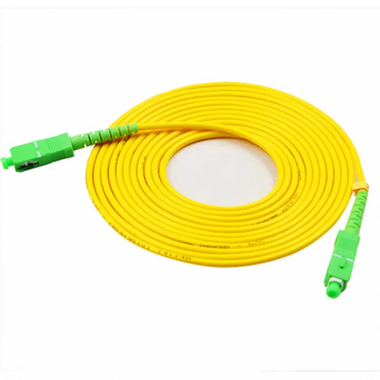 10 шт. SC APC в SC APC Simplex 2,0 мм 3,0 мм ПВХ одномодовый волоконный патч-кабель fibra оптика перемычка