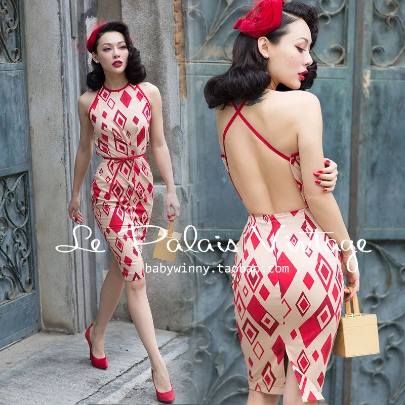 Классическое летнее элегантное платье в стиле Хепберн винтажные вечерние ночной