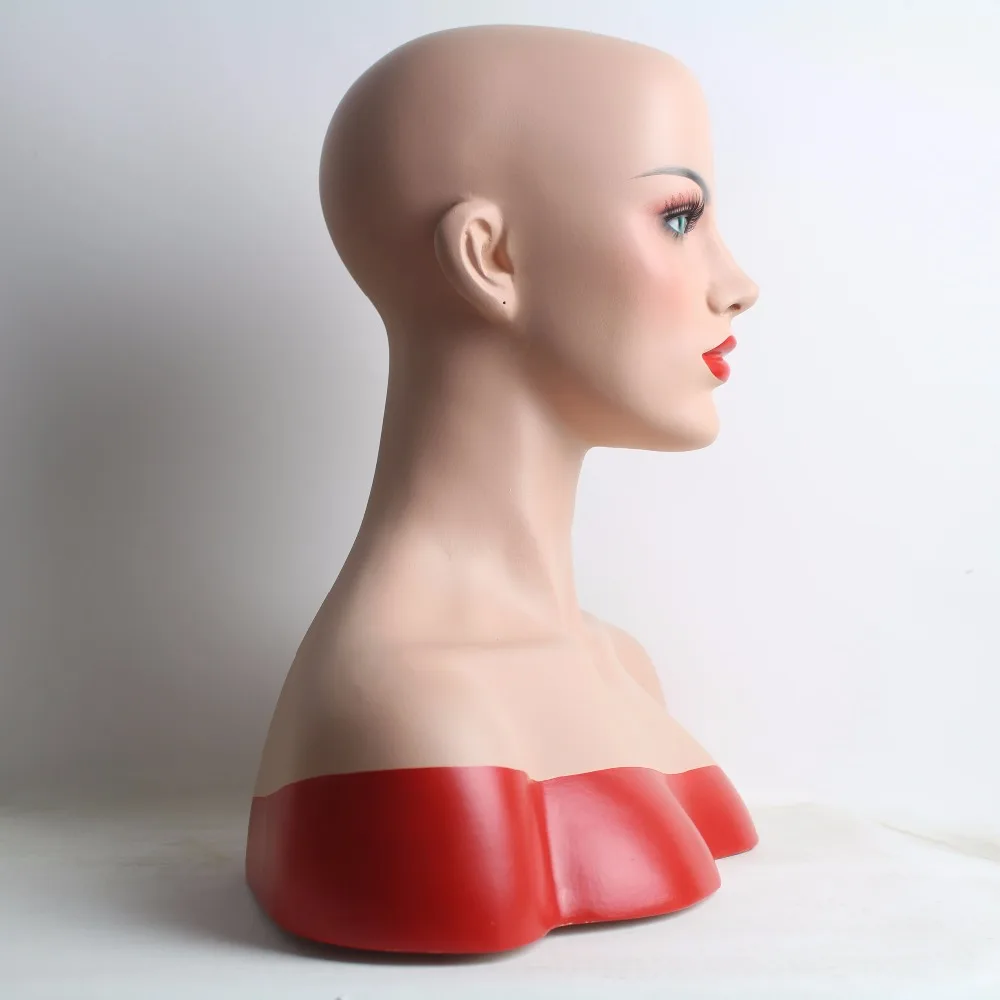 Реалистичная красная ручная роспись ткань женский манекен из Стекловолокна