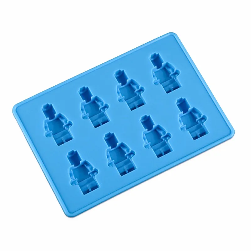 1 шт. квадратная игрушка Lego в форме кирпича силиконовая форма для кекса