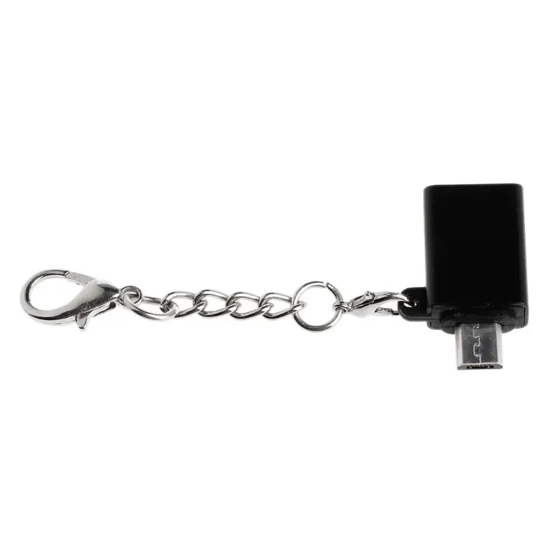 Micro USB на USB 3,0 Женский OTG на ходу адаптер с цепочкой для samsung S7S6 Edge S4S3 Xiaomi huawei Android Смартфон стол