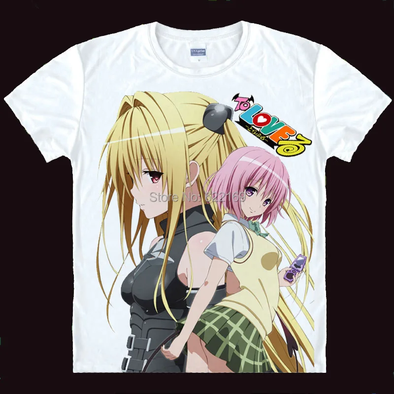 Горячая Распродажа To Love Ru Darkness Момо Belia Экран футболки с рисунком аниме в качестве