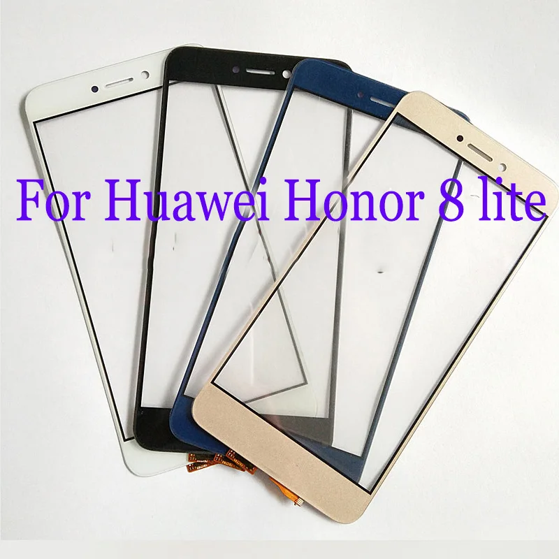 Для Huawei Honor 8 lite PRA AL00 Переднее стекло объектив сенсорный экран дигитайзер Honor8